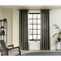 Ltl Home Products 63 in. Smoke Intensions Single Curtain Rod Kit, Grey SMKSAXYCEIL63
